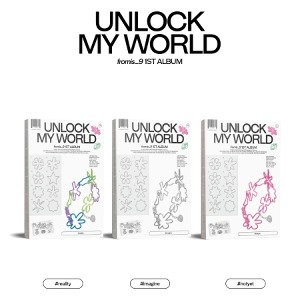 ★★EVENT 온라인 럭키드로우★프로미스나인 (fromis_9) - Unlock My World (1st ALBUM) [커버 3종,랜덤][※ 포토카드 랜덤]